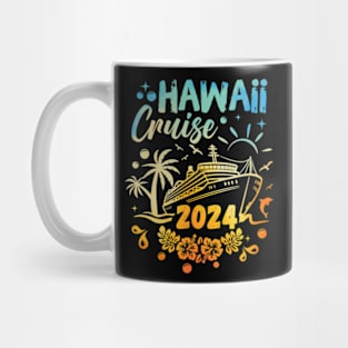 Hawaii Cruise 2024 Family Group Friends Vacation Matching Mug